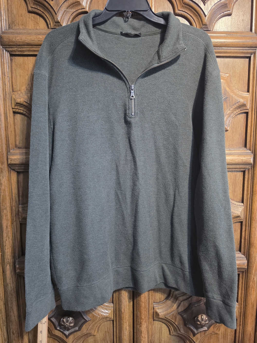 Banana Republic Olive Green Half-Zip Pullover